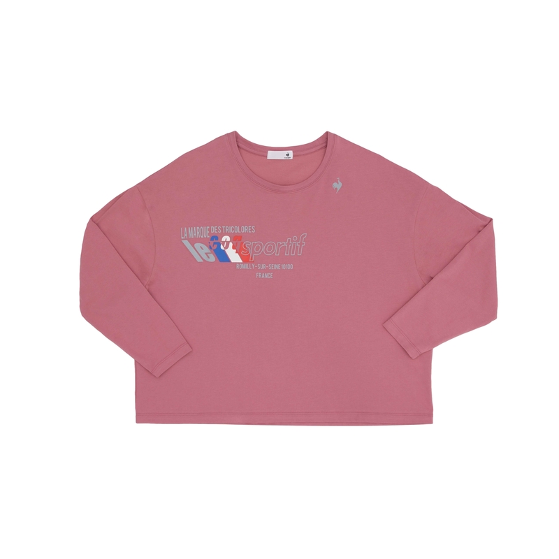 LADIES` L/S FANCY TEE