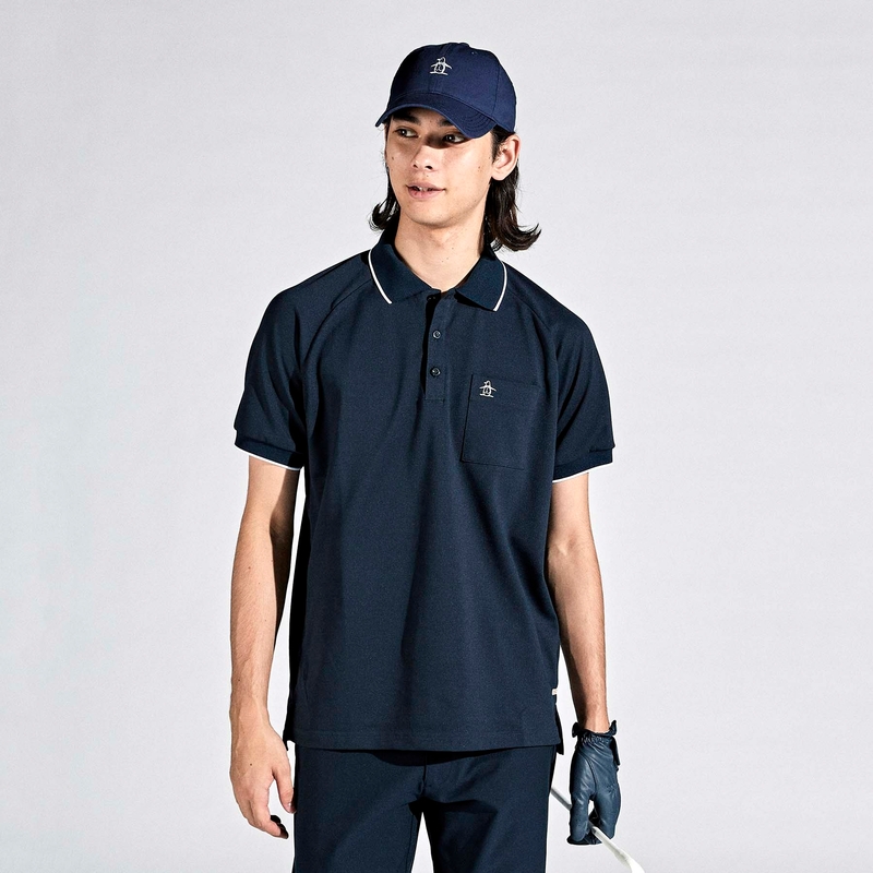 MEN`S STANDARD SUNSCREEN STRETCH KANOKO SHORT-SLEEVED POLO SHIRT "STYLE2844"