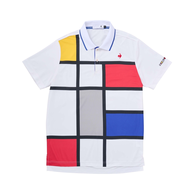 MEN`S MONDRIAN LARGE PATTERN SHORT SLEEVE SHIRT