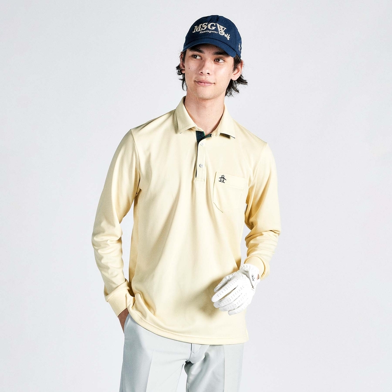 MEN`S SEASON DRY STRETCH TAILOR COLLOR LONG SLEEVE SHIRT