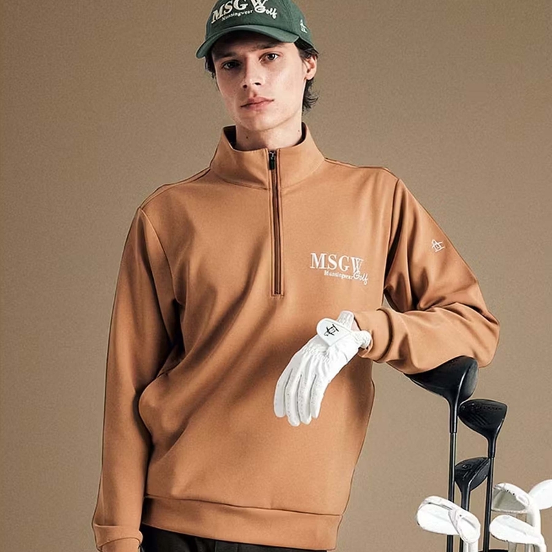 MEN`S SEASON WATER REPELLENT DRY CUT AND SAWN HALFZIP PULLOVER