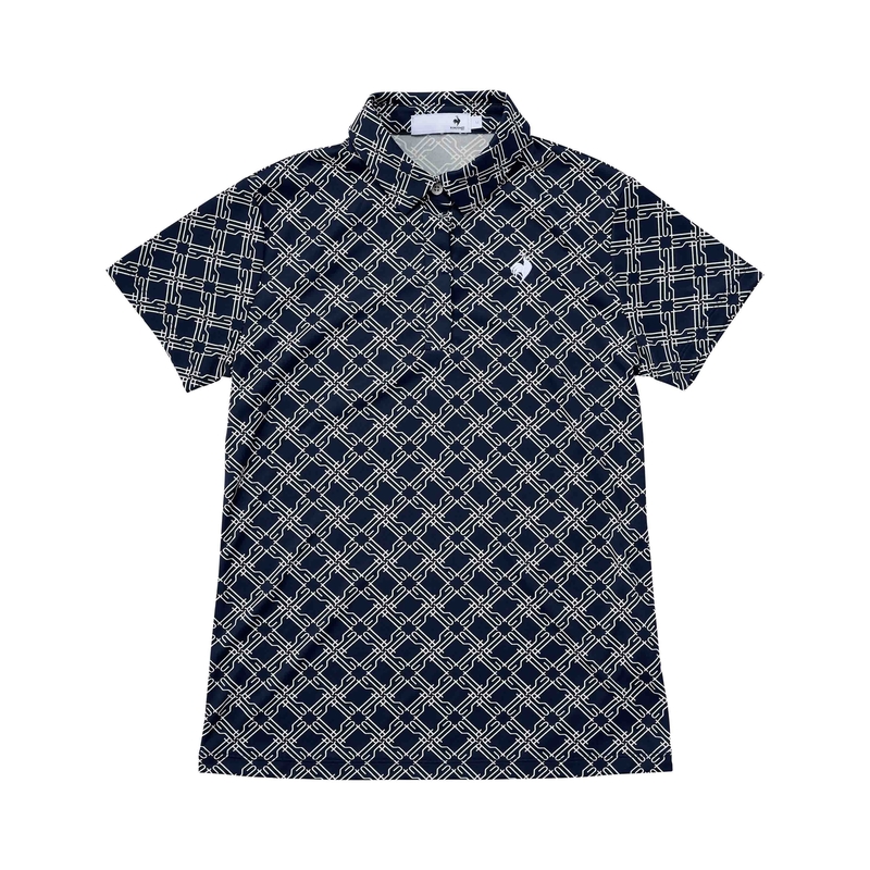 LADIES` ALLOVER SHORT SLEEVED SHIRT