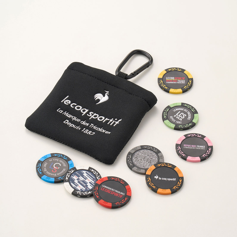 MEN`S 12 MARKERS WITH STORAGE POUCH CASINO-STYLE DESIGN