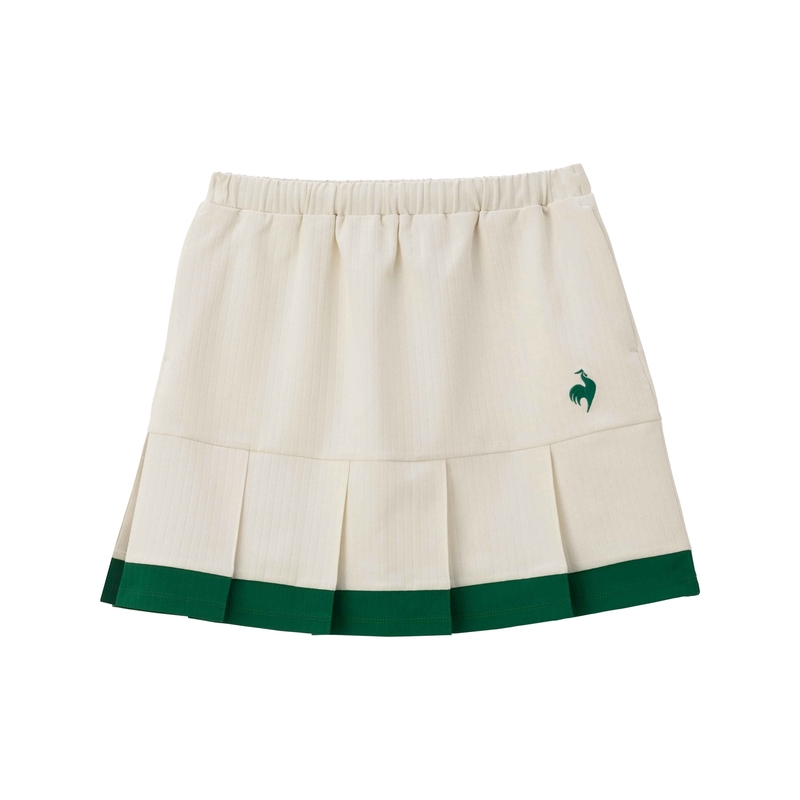LADIES` LE CLUB DE LCS TENNIS-LCS PLUME RIB CLOTH SKIRT