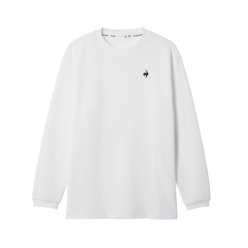 MEN`S HELANCA WAFFLE LONG SLEEVE T-SHIRT