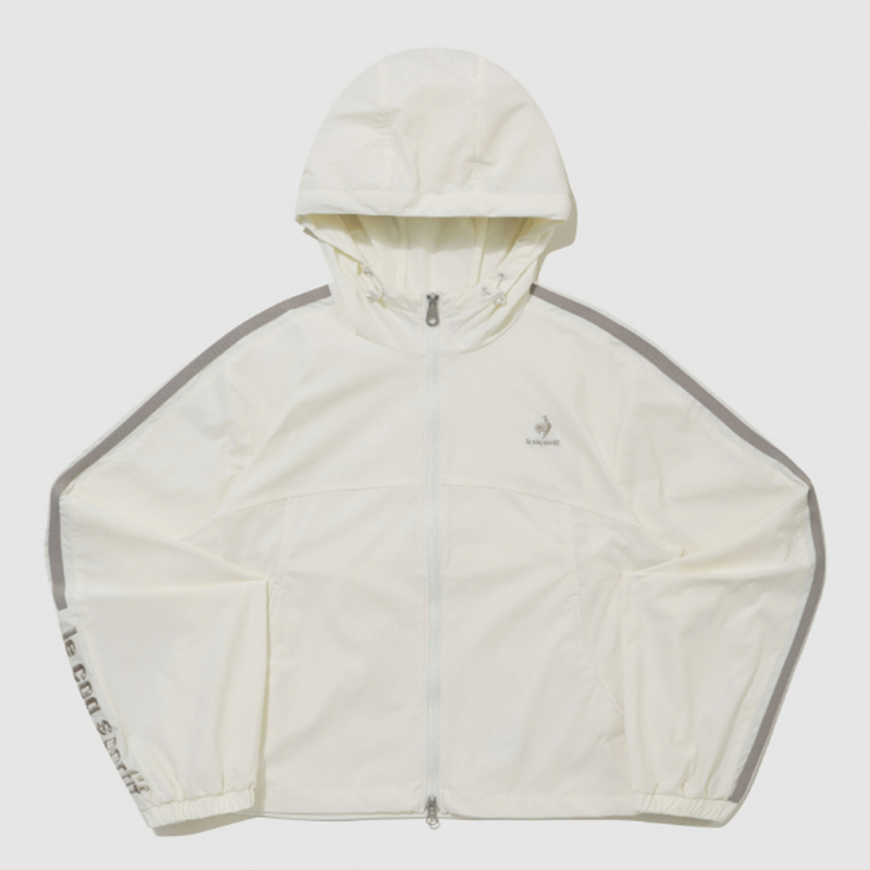 LADIES' HOODED CROPPED JACKET