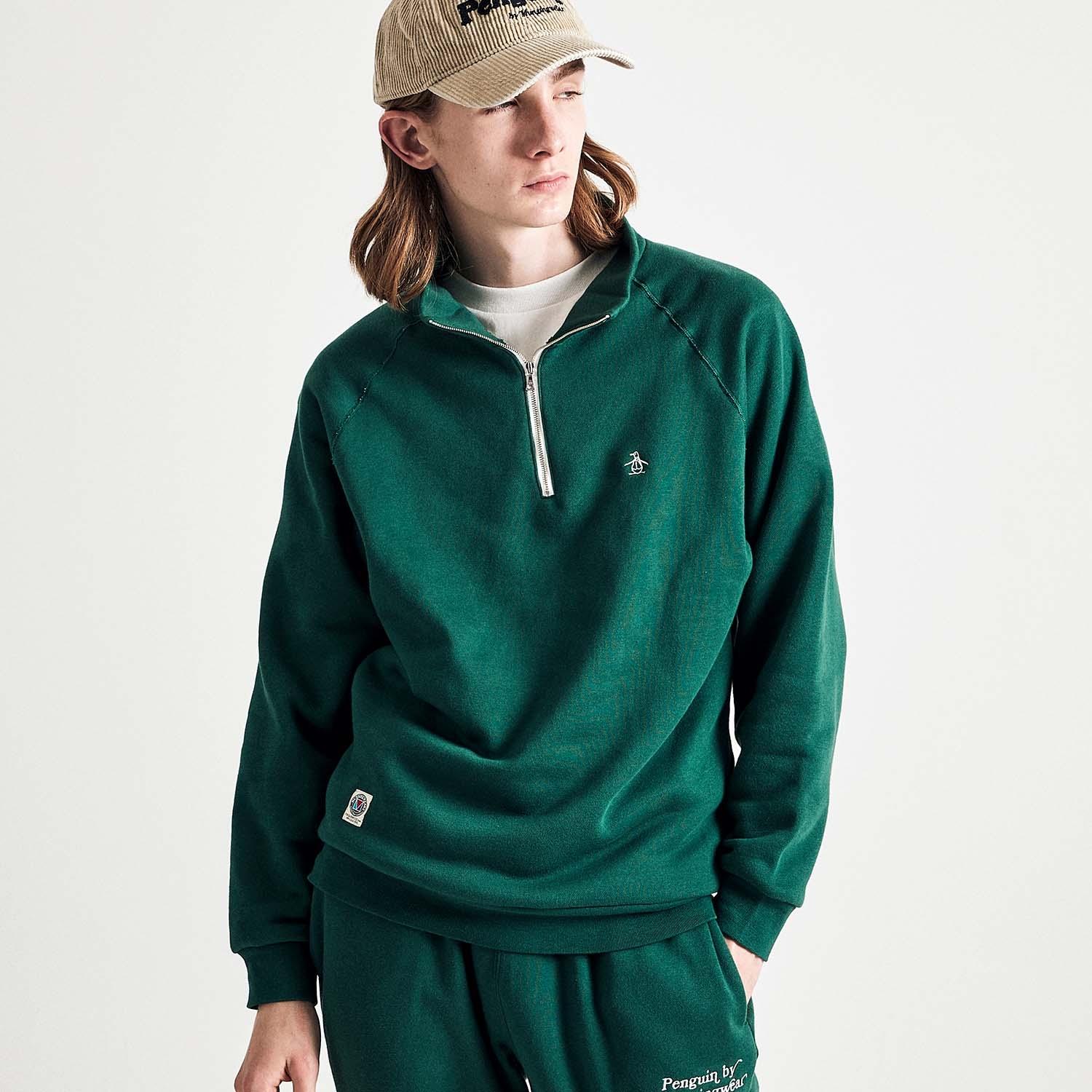 【PARTIMENTO】 PTMT Starfish Half Sweatshirts /追跡付 Multi logo half-zip sweat | INTOKYOINTOYOU