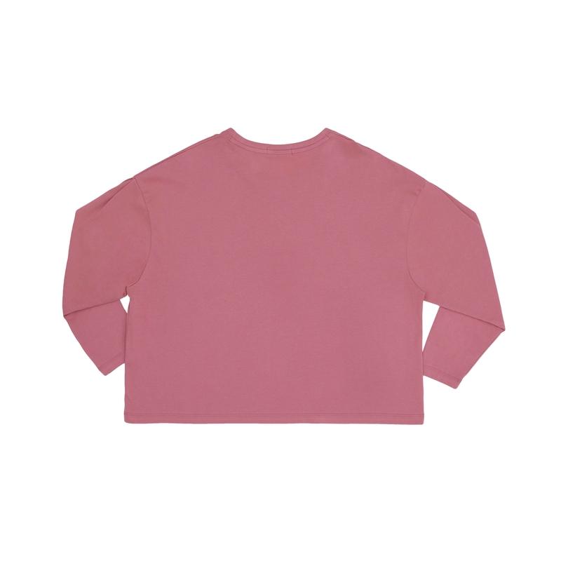 LADIES` L/S FANCY TEE