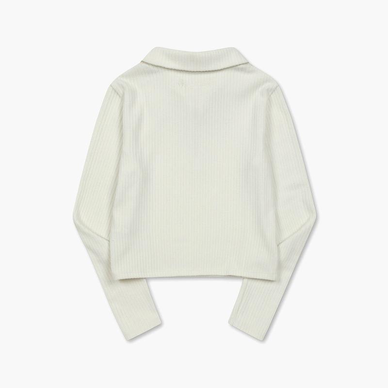 LADIES` HALF ZIP SWEATSHIRT
