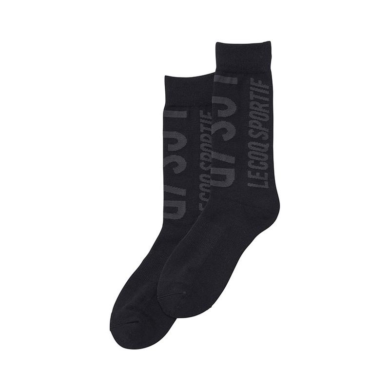 MEN`S [RIJOUME] LOGO JAGUARD REGULAR LENGTH SOCKS