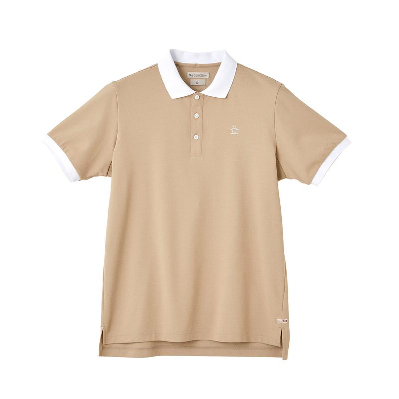 MEN`S STANDARD SUNSCREEN STRETCH KANOKO SHORT-SLEEVED POLO SHIRT "STYLE2833"