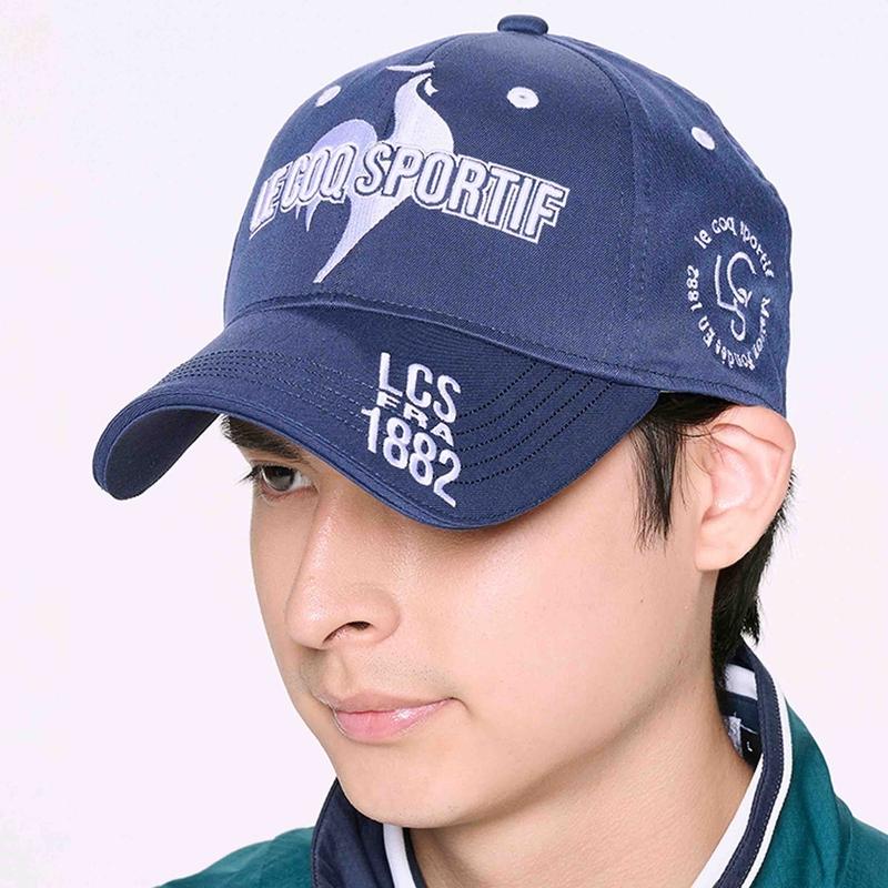 MEN`S BIG LOGO WATER REPELLENT TWILL CAP