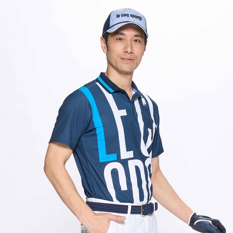 MEN`S BRAND LOGO LARGE PATTERN SHORT SLEEVED SHIRT
