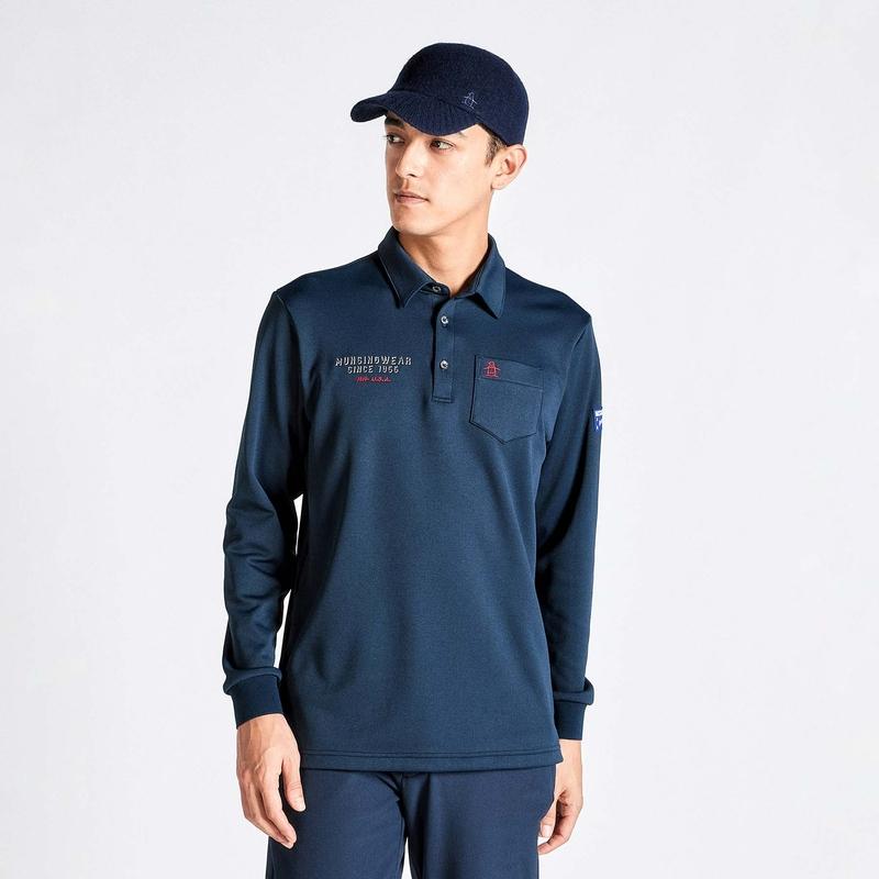 MEN`S SEASON HEATNAVI TAILOR COLLOR LONG SLEEVE SHIRT