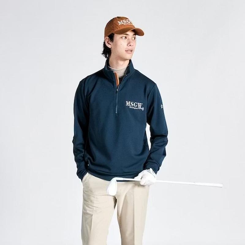MEN`S SEASON WATER REPELLENT DRY CUT AND SAWN HALFZIP PULLOVER