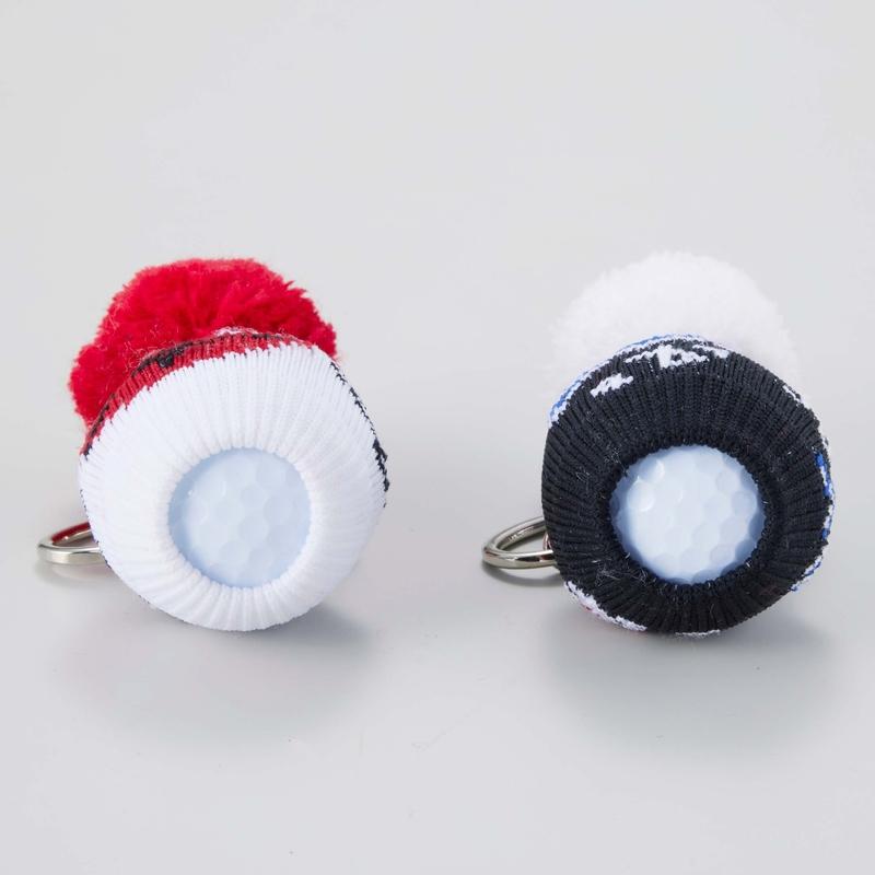 LADIES` FOR 2 BLACK TRICO DESIGN KNITBALL HOLDERS