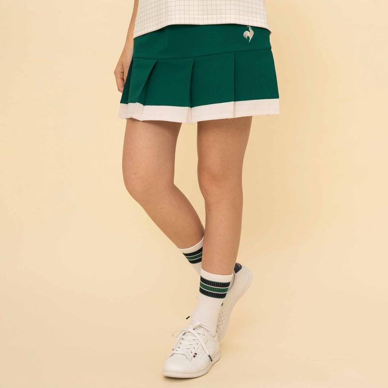 LADIES` LE CLUB DE LCS TENNIS-LCS PLUME RIB CLOTH SKIRT