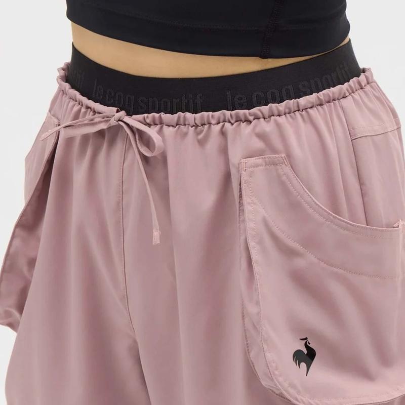 LADIES` RUCHED CROPPED PANTS