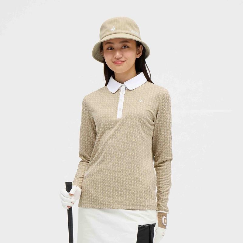 LADIES` ALLOVER LONG SLEEVE SHIRT