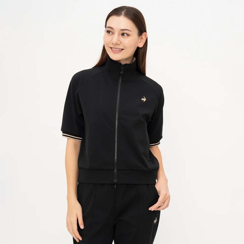 LADIES` HALF SLEEVE JERSEY JACKET