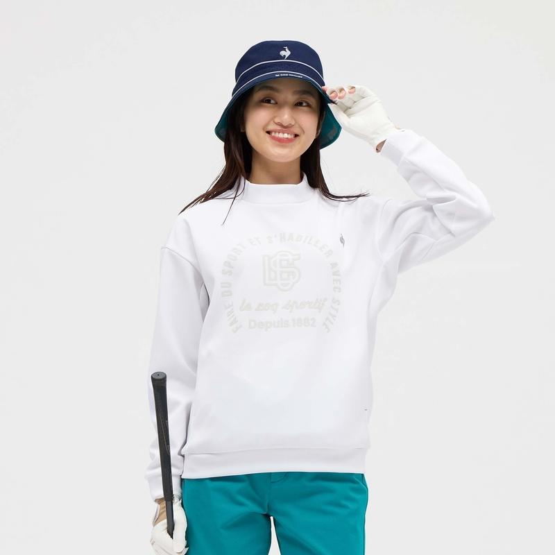 LADIES`DTC SMU MOCK NECK CUT AND SAWN