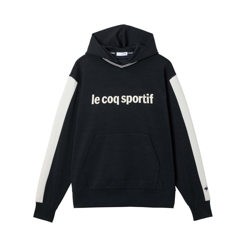 MEN`S HALF GAUGE KNIT HOODIE SWEATSHIRT