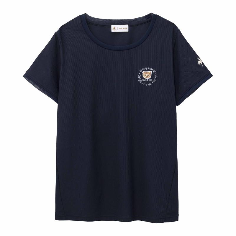 LADIES' (PJ COLLABORATION)  SOFT RIB KNIT SHORT SLEEVE SHIRT