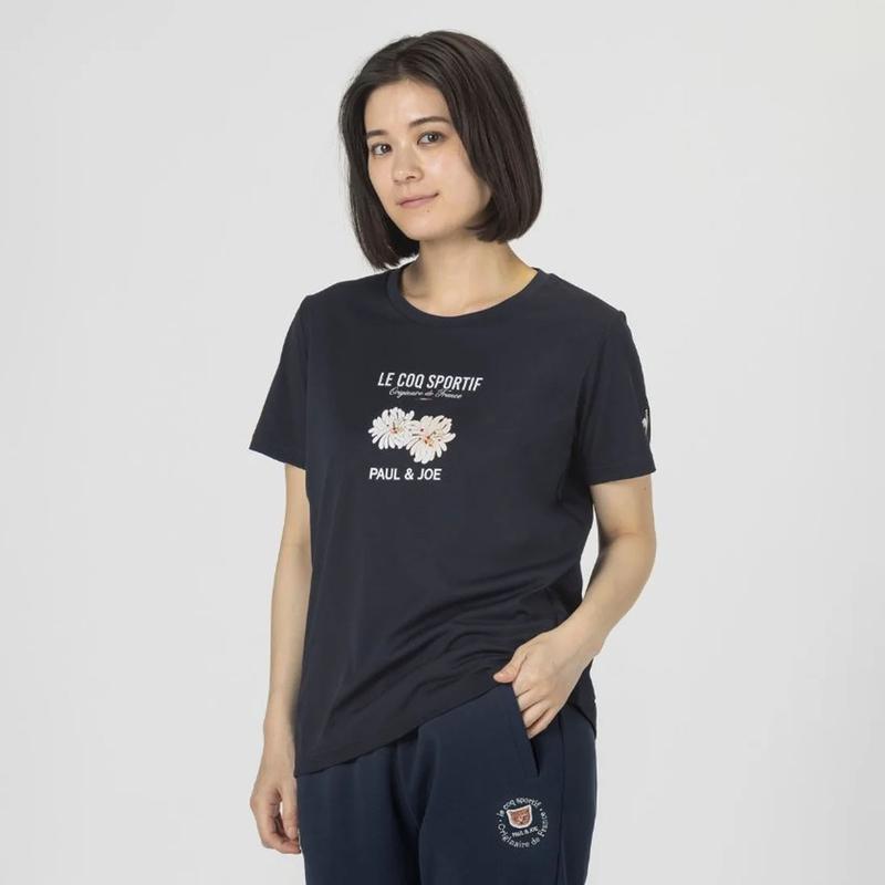 LADIES' (PJ COLLABORATION)  SUNSCREEN SMOOTH KNIT SHORT SLEEVE T-SHIRT
