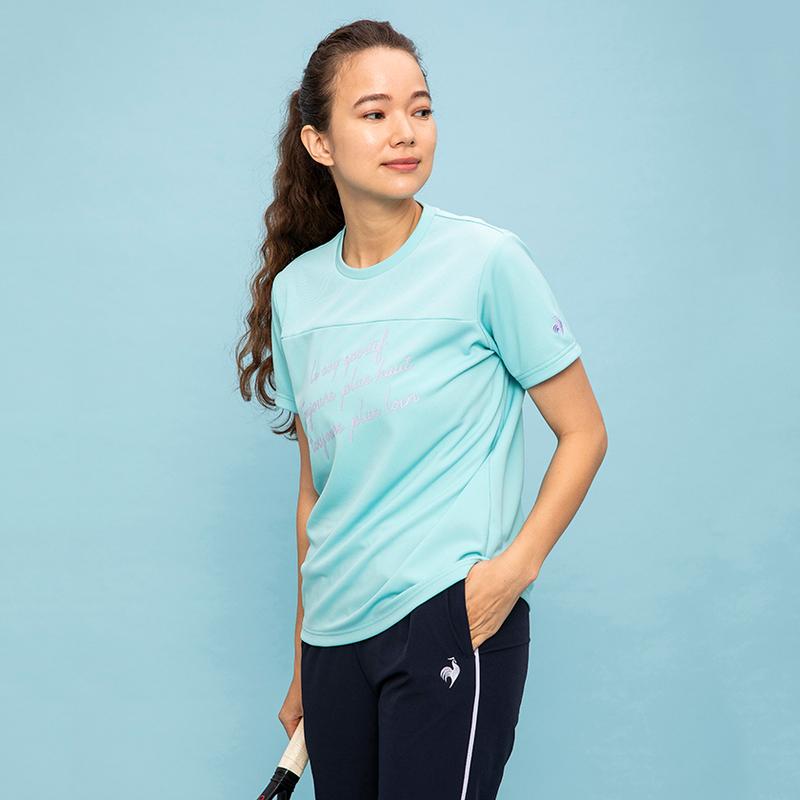LADIES` EXCDRY D-TEC FRENCH SLEEVE T-SHIRT